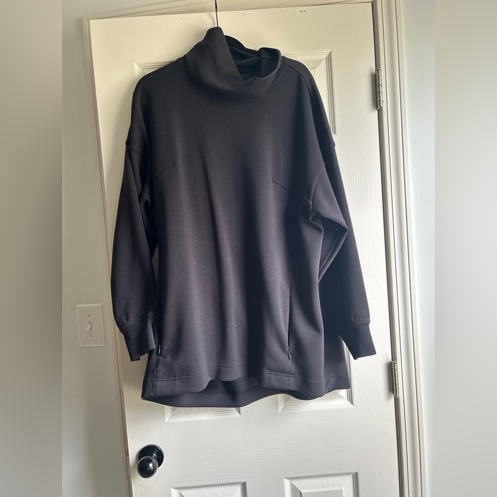 Lululemon modal blend Black Turtleneck Sweatshirt; size 14; $100